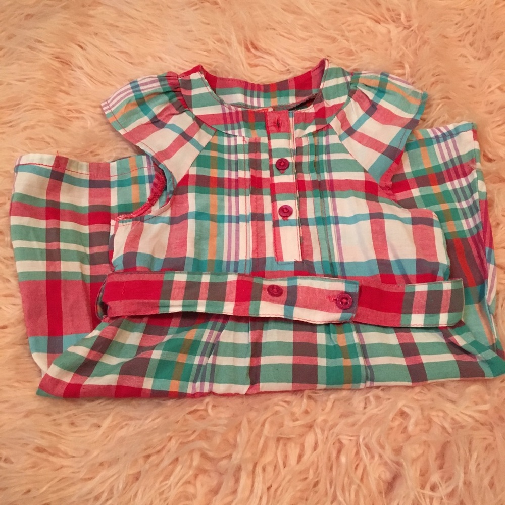 Toddler Girl Plaid Summer Dress